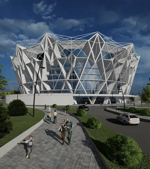 Sală Polivalentă cu 50% mai scumpă   FOTO.  Licitația pentru arena din Iași  a fost reluată după doi ani.  Costurile sunt mult mai mari » Cum va arăta