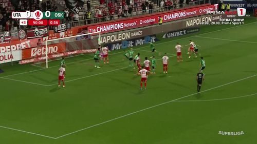Golul marcat de UTA cu Sepsi, în prelungiri. Captură Prima Sport (11).jpg