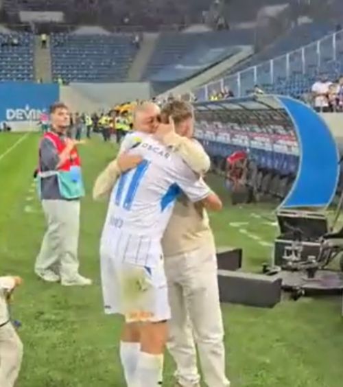 Rotaru, în culmea fericirii!   FOTO.  Ce a făcut patronul  Universității Craiova  imediat după 5-0 cu FCSB