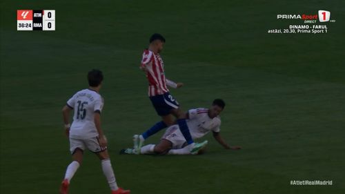 Tensiunile dintre Atletico și Real Madrid / foto: capturi Prima Sport