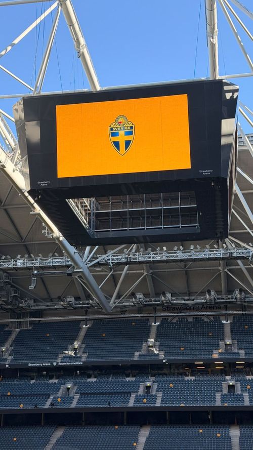 Antrenament oficial Suedia pe Strawberry Arena, înaintea meciului cu România (foto: Iosif Popescu/GOLAZO.ro)