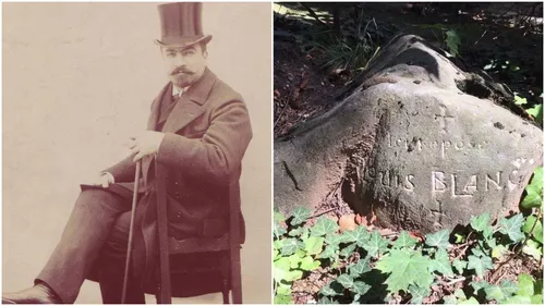 FOTO | Povestea de iubire ascunsă sub o piatră din Cimitirul Bellu. De ce odihnesc in secret laolaltă arhitectul Louis Blanc și Irina Procopiu, confidenta Reginei Maria