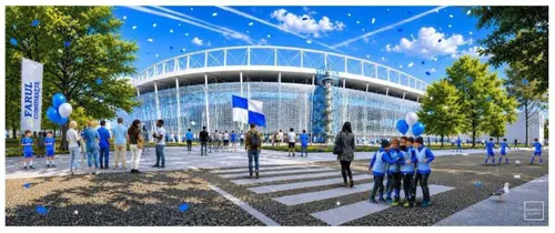 Noul stadion „Gheorghe Hagi” / foto: Facebook/CNI