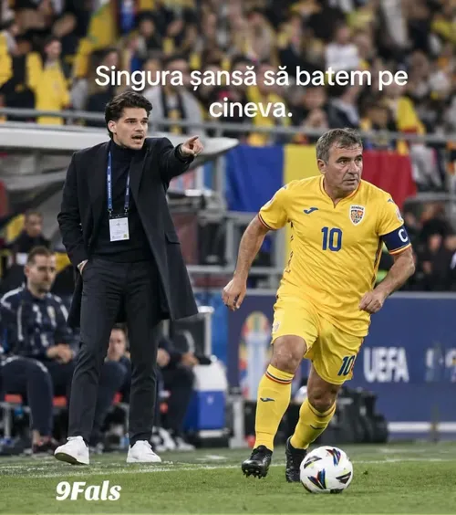 Ironia zilei  Suporterii, glumă virală cu Gică și Ianis Hagi:  „Singura șansă să batem pe cineva”