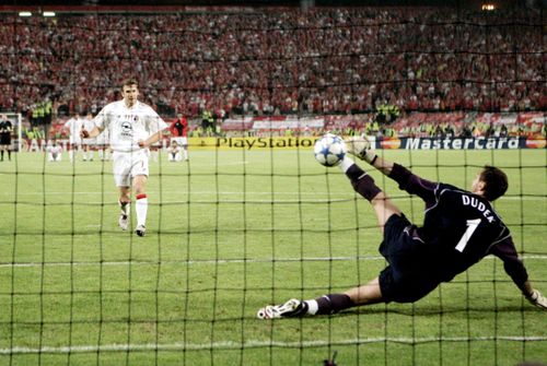 Penaltyul apărat lui Shevchenko în finala CL 2005, Liverpool - Milan 3-3, 3-2 la penaltyuri
