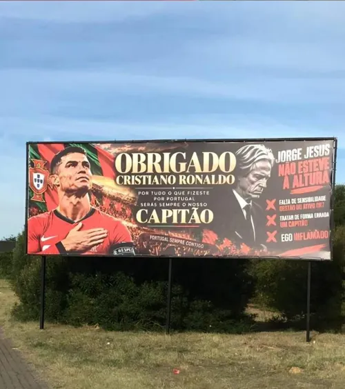 „Orgoliu prea mare”  În Portugalia au apărut panouri uriașe cu critici, după  scandalul cu Ronaldo  » Ce măsuri au luat autoritățile