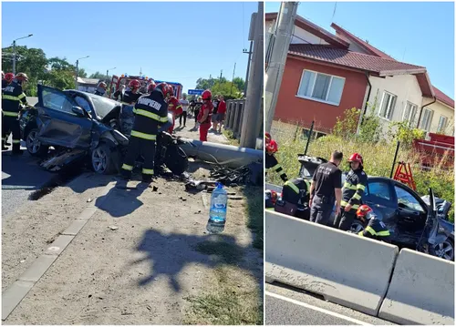 VIDEO | “Slavă Domnului că trăiește! Da, viteza excesivă a fost cauza…” Mesaj emoționant al surorii șoferului care a doborât un stâlp cu mașina, cumplitul accident din Jilava