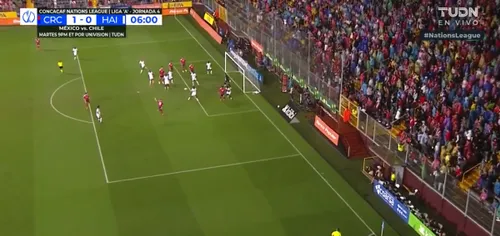 Costa Rica - Haiti 2-0. Carlos Mora a marcat un gol, în minutul 6. Foto: captură X/@TUDNUSA