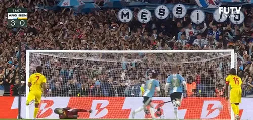Ultimul gol al lui Messi în tricoul Argentinei. Foto: captură YouTube/FUTVCR
