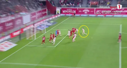 Sepsi - Dinamo. Golul marcat de Pascual Foto captură VIDEO Prima Sport .jpg