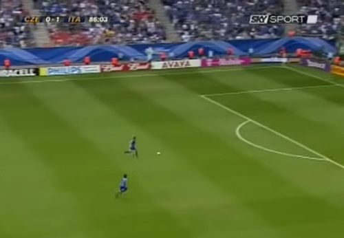 Faza cu Filippo Inzaghi și Simone Barone la CM 2006 Foto captură VIDEO Youtube jpg