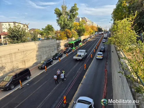 Se redeschide traficul pe Podul Constanța, de mâine. Lucrările la șinele de tramvai de aici au fost terminate