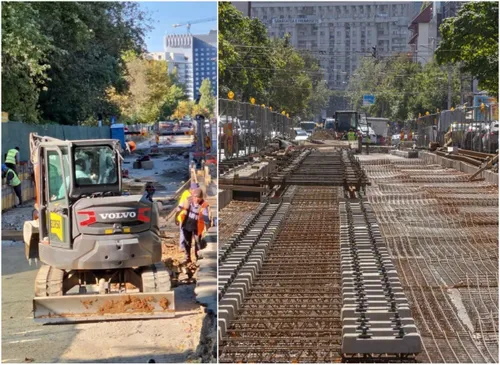 “Încă un an?!?” PMB anunță cât mai durează lucrările la șinele de tramvai de pe Dimitrie Pompeiu și Ion Mihalache, bucureșteni care trăiesc în șantiere reacționează