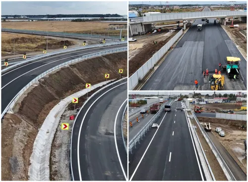 VIDEO | O veste bună, una rea de pe Autostrada Bucureștiului. În câteva zile, circulăm pe  L3+L4 Nord, dar mai e de lucru la L1, abia la anul se închide cercul A0