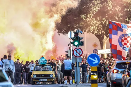 Scandări antisemite înainte de Hajduk Split - Ajax FOTO Imago