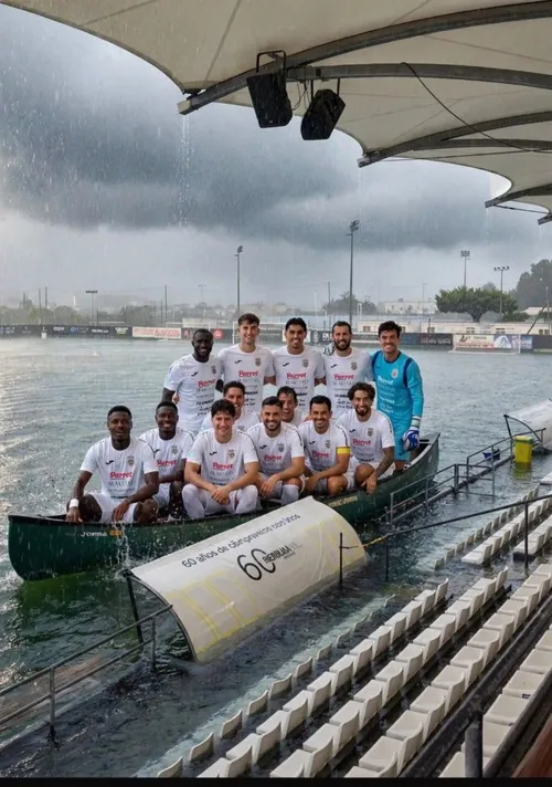 Meci din Spania, amânat din cauza inundațiilor (FOTO: X / SCR Peña Deportiva)