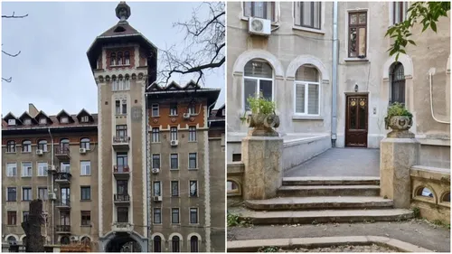 FOTO | Cetatea ascunsă din Piața Lahovari. Povestea primului bloc de locuințe sociale pentru funcționari din Bucureștiul interbelic