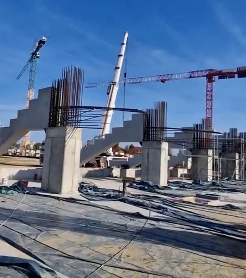 Noul stadion prinde contur   VIDEO.  Moment important surprins de primar:  „Lucrările merg foarte bine”