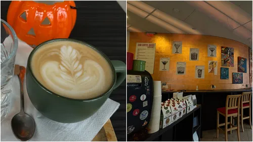 FOTO |  În inima haosului din București, debandata e pusă la punct la un parter de bloc din colț de intersecție. Intri la Uzin Cafe, babilonia se potolește și cere un Capuccino
