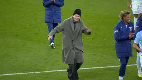 Erling Haaland, moment viral după calificarea lui City Foto captură VIDEO X.jpeg