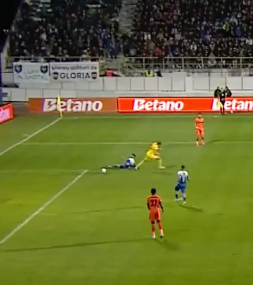 Gafă imensă la FCSB!   FOTO.  Gol primit cu Bistrița după o  eroare inexplicabilă!  Ce a putut să facă Batubinsika