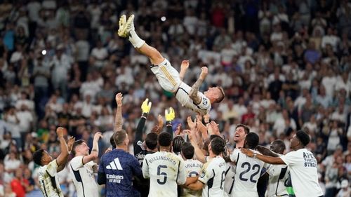 farewell   Toni Kroos  says goodbye to fans during his last-ever home game at Real Madrid