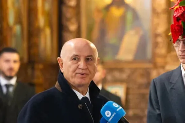 Cuvinte profunde ale lui George Copos și Răzvan Burleanu, în discursurile de la  înmormântarea lui Mircea Lucescu