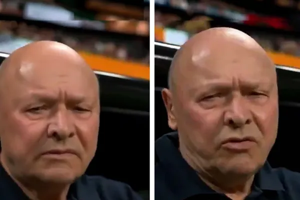 Deranjat de camerele TV /  FOTO. Reacție bizară la Campionatul Mondial