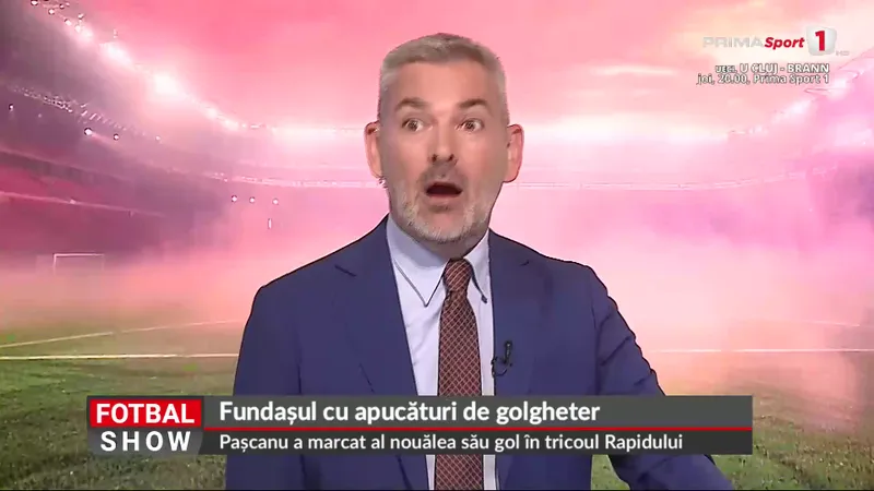VIDEO+FOTO. „S-a speriat multă lume, inclusiv eu”. Ce s-a întâmplat în direct la Prima Sport. Nici moderatorul nu se aștepta: „Ne cerem scuze, sper că sunteți bine”