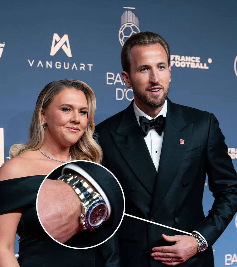 FOTO. Harry Kane a purtat un accesoriu extrem de scump la gala Balonului de Aur. Cum arată și cât costă