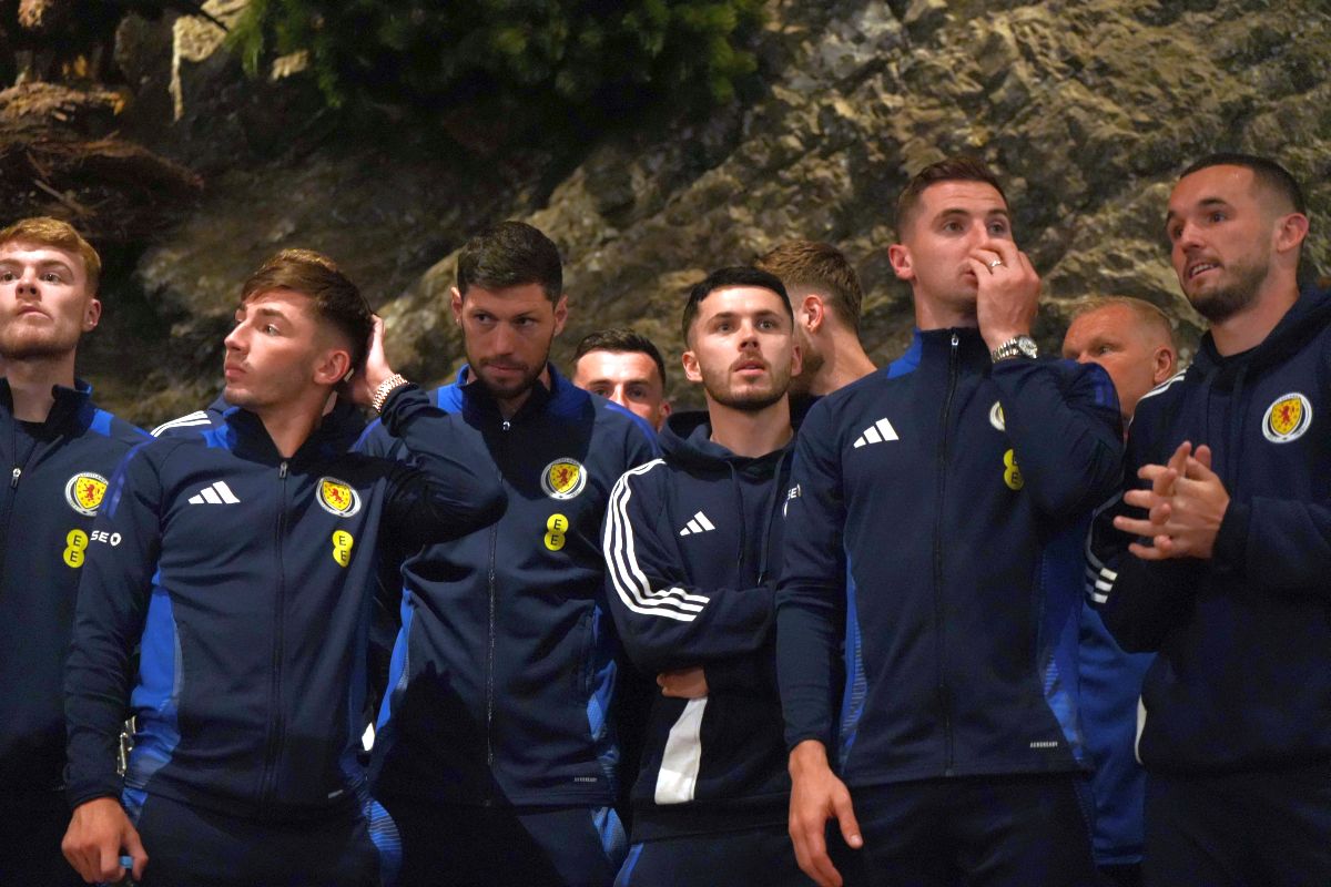 Reportaj GOLAZO.ro la sosirea naționalei Scoției în Germania