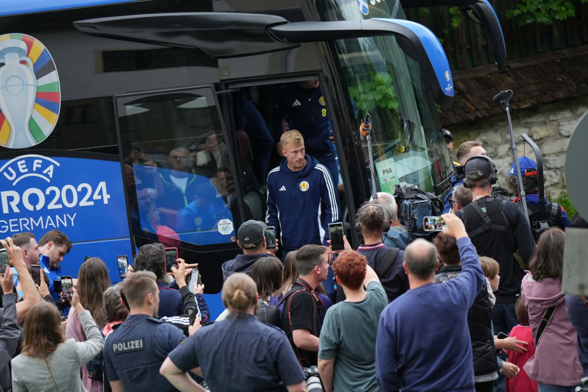 Reportaj GOLAZO.ro la sosirea naționalei Scoției în Germania