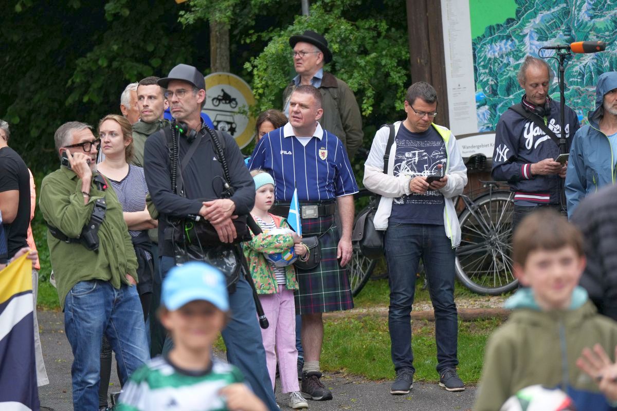 Reportaj GOLAZO.ro la sosirea naționalei Scoției în Germania