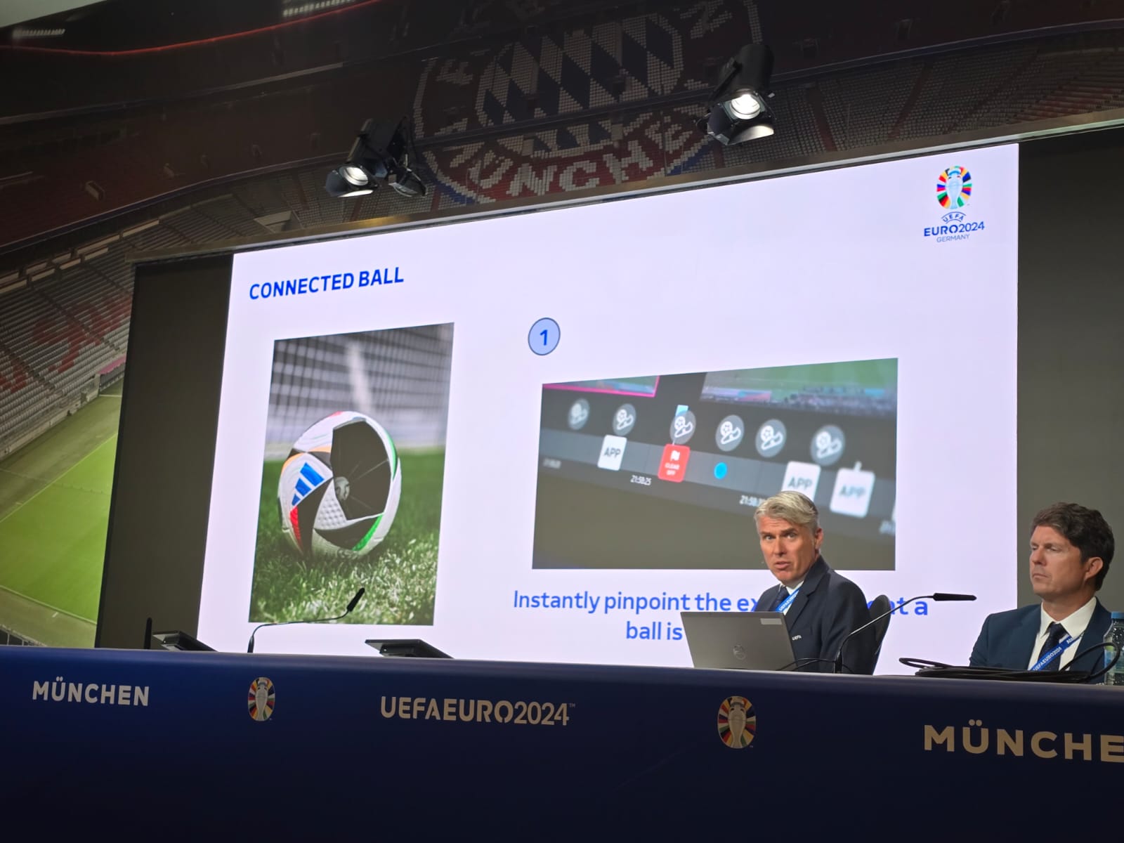 Mingea va avea un chip special integrat pentru sistemul de detectare al ofsaidului