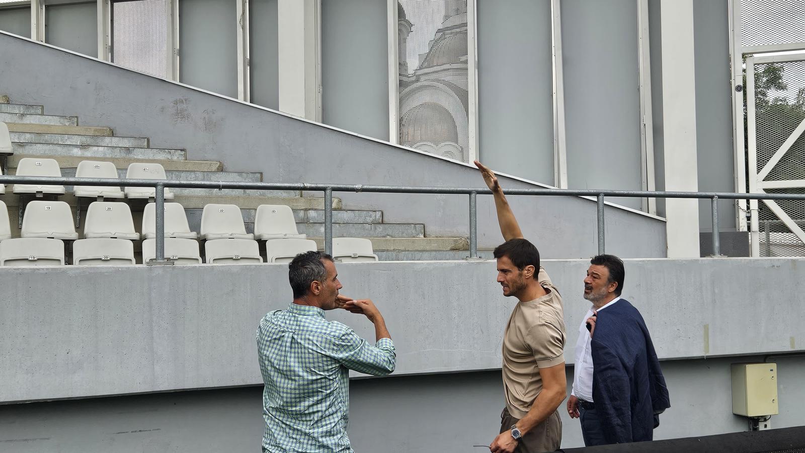 Andrei Nicolescu azi pe stadionul „Arcul de Triumf”