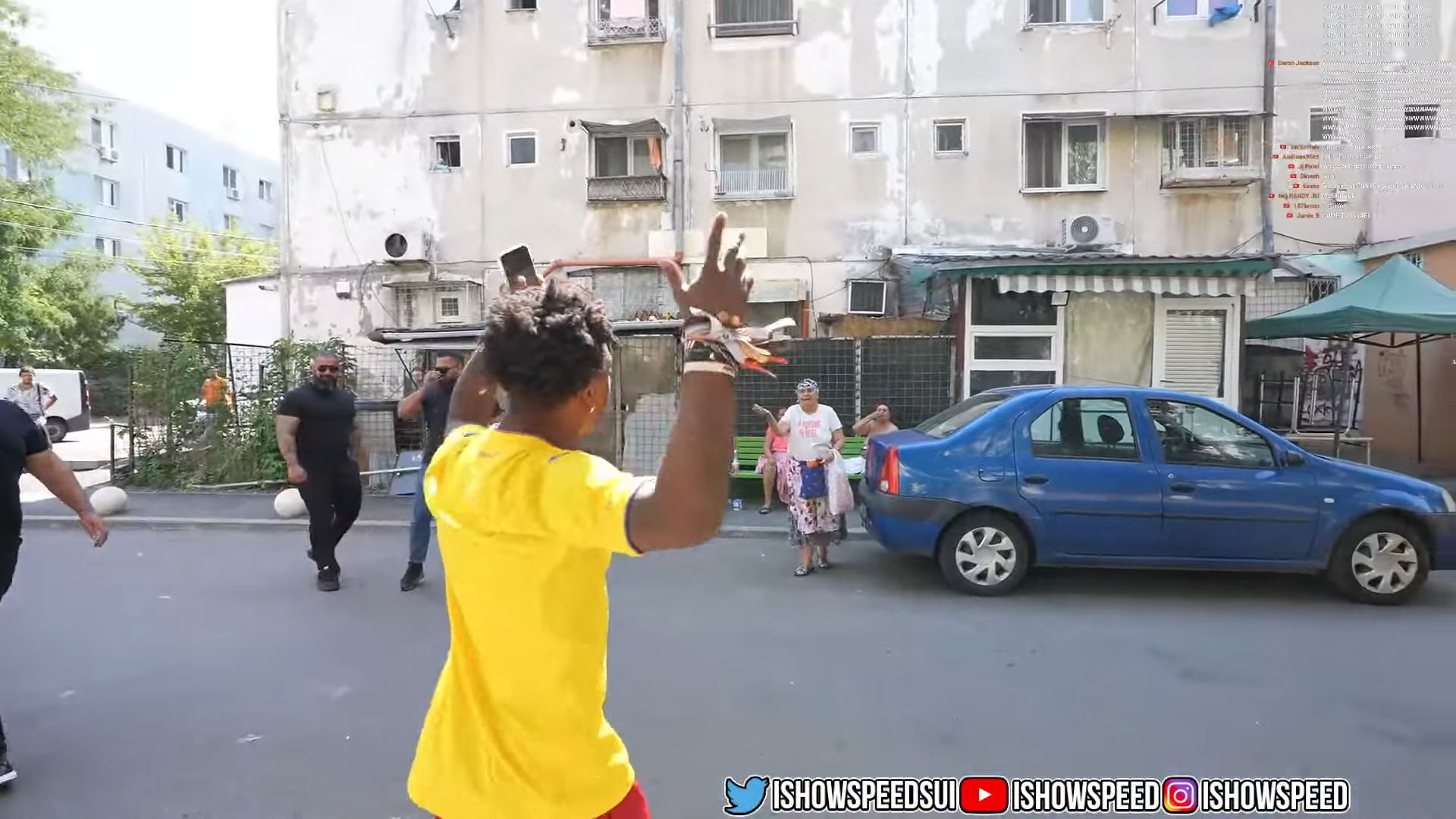 IShowSpeed în București