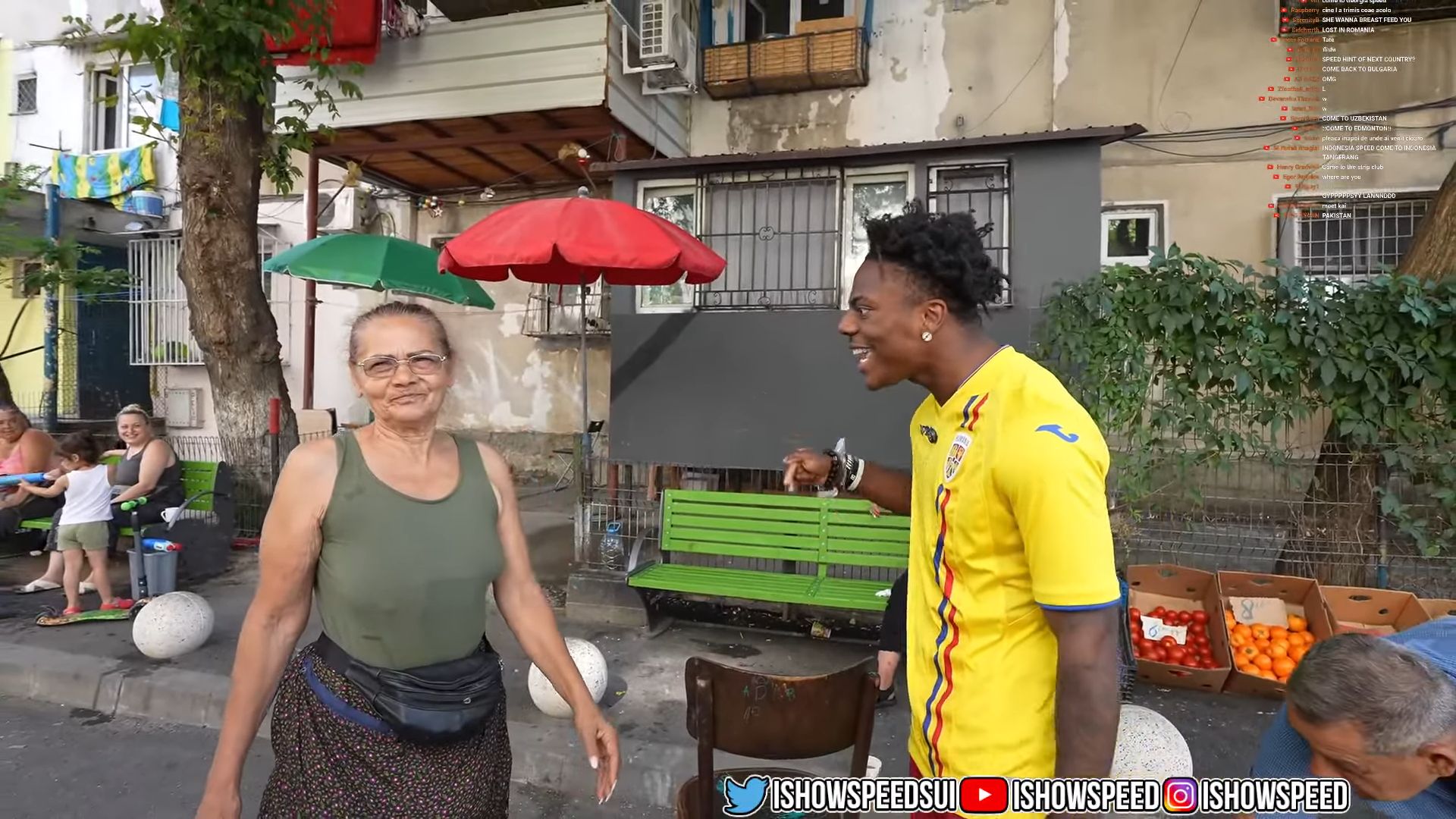 IShowSpeed în București