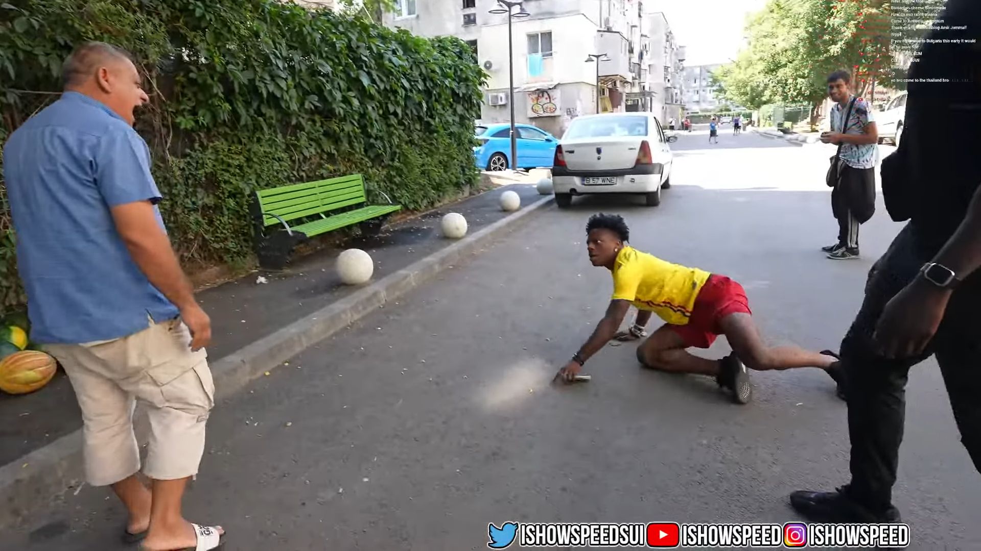 IShowSpeed în București
