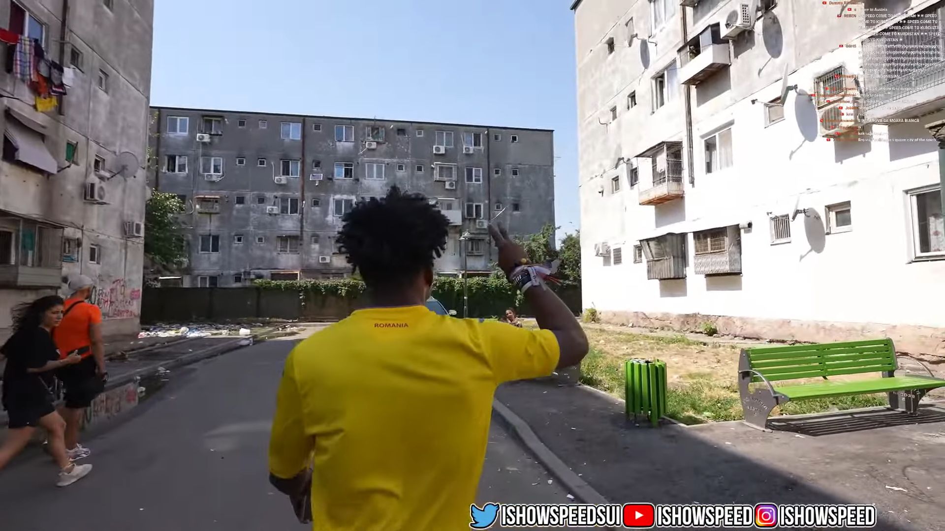 IShowSpeed în București