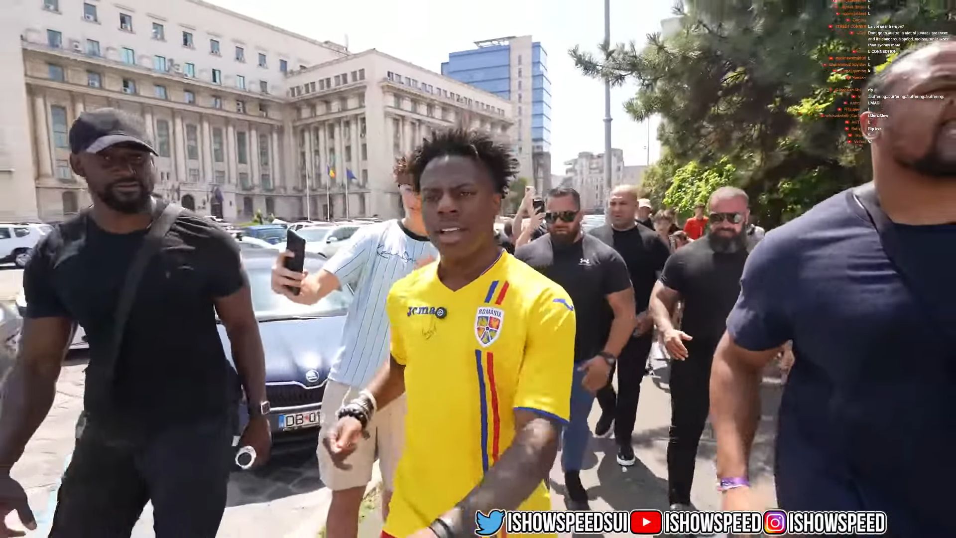 IShowSpeed în București