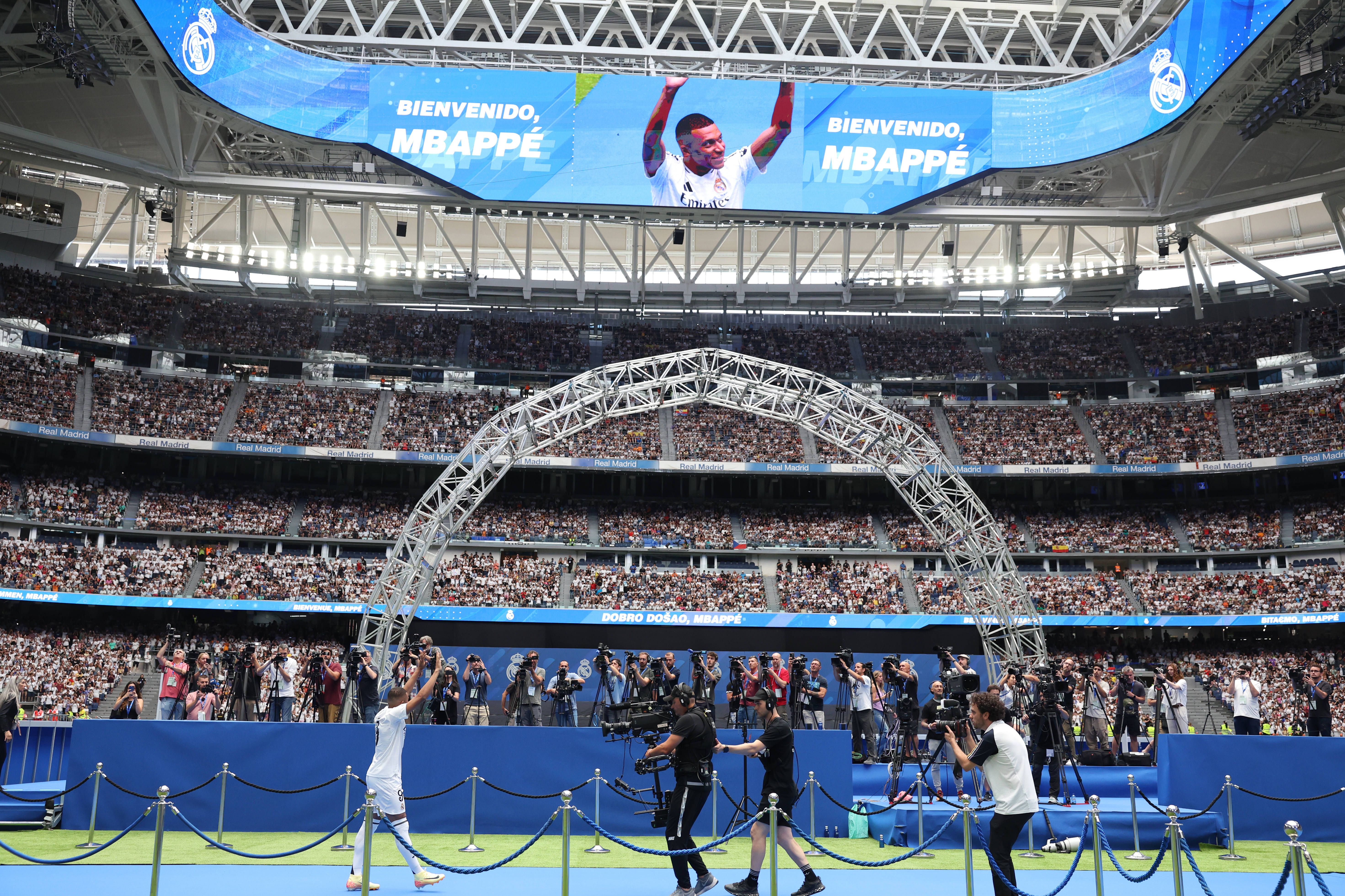 Kylian Mbappe, pe „Santiago Bernabeu” Foto: Imago