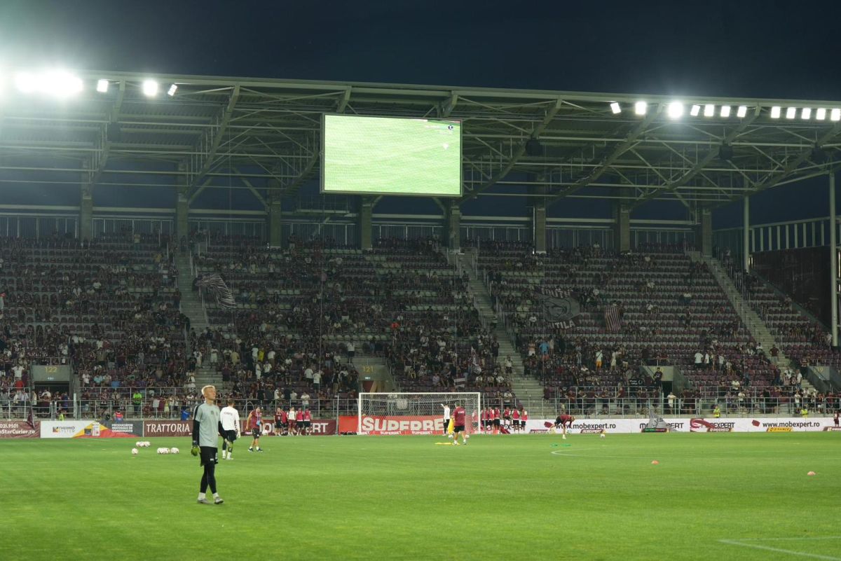 Imagini din Giulești înainte de Rapid - CFR