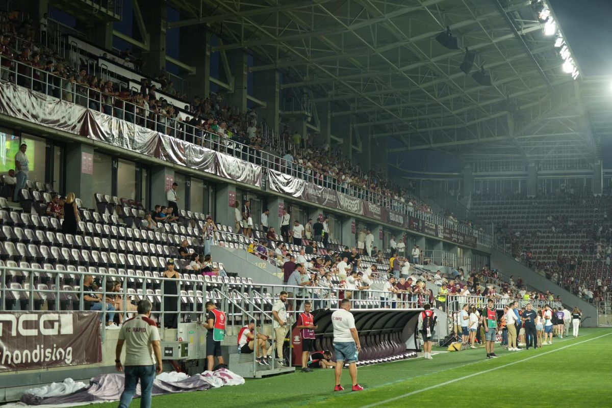Imagini din Giulești înainte de Rapid - CFR