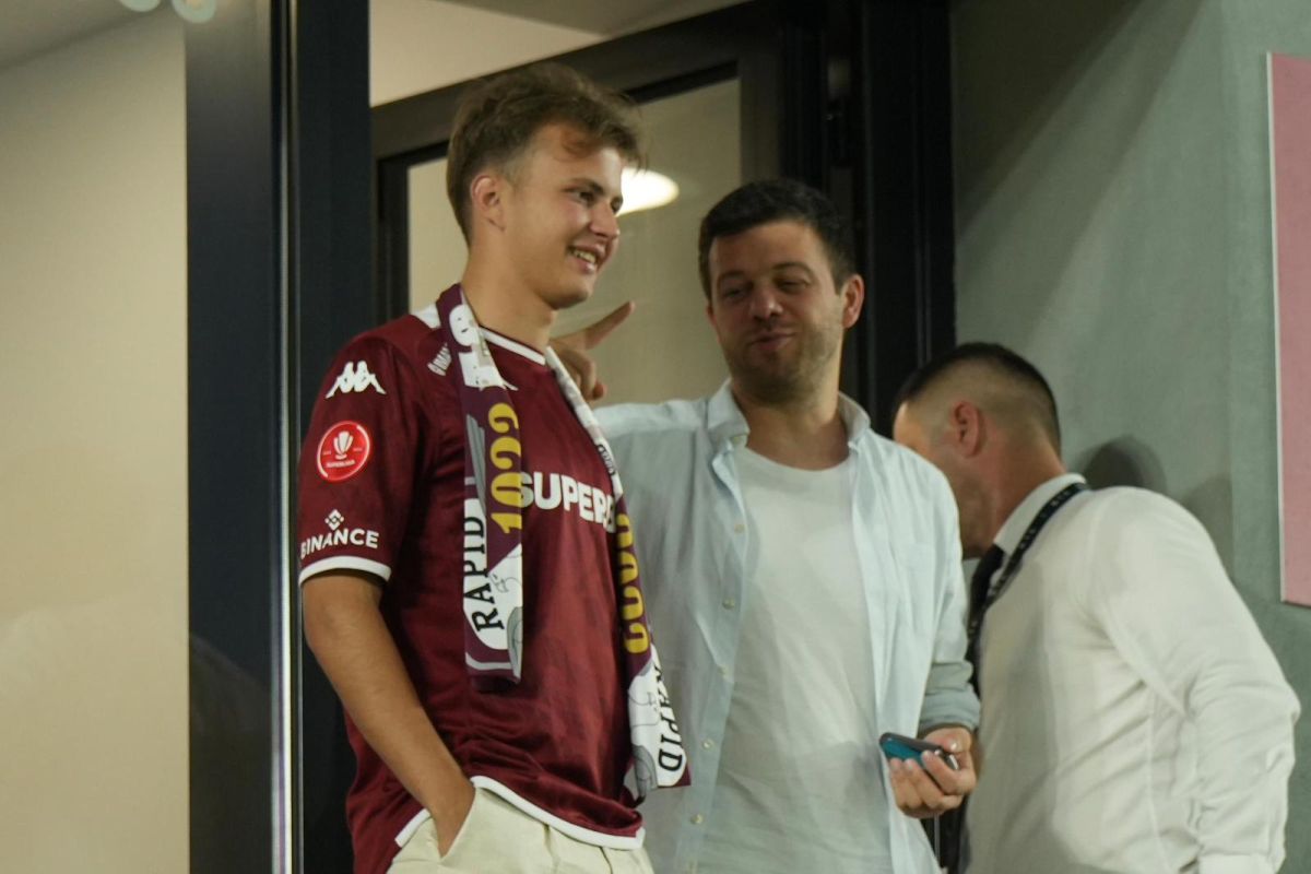 Imagini din Giulești înainte de Rapid - CFR