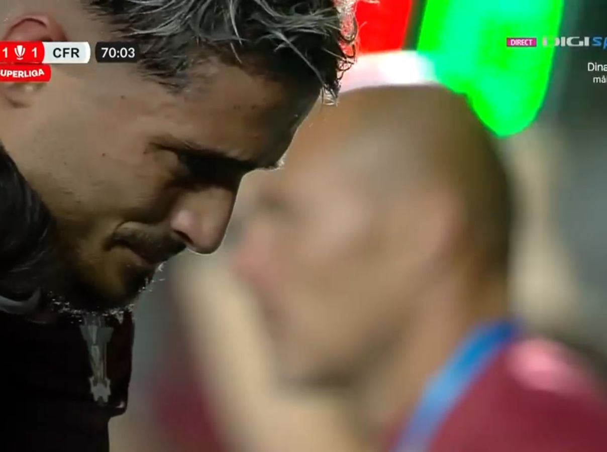 Rapidistul Albion Rrahmani s-a accidentat în meciul cu CFR Cluj