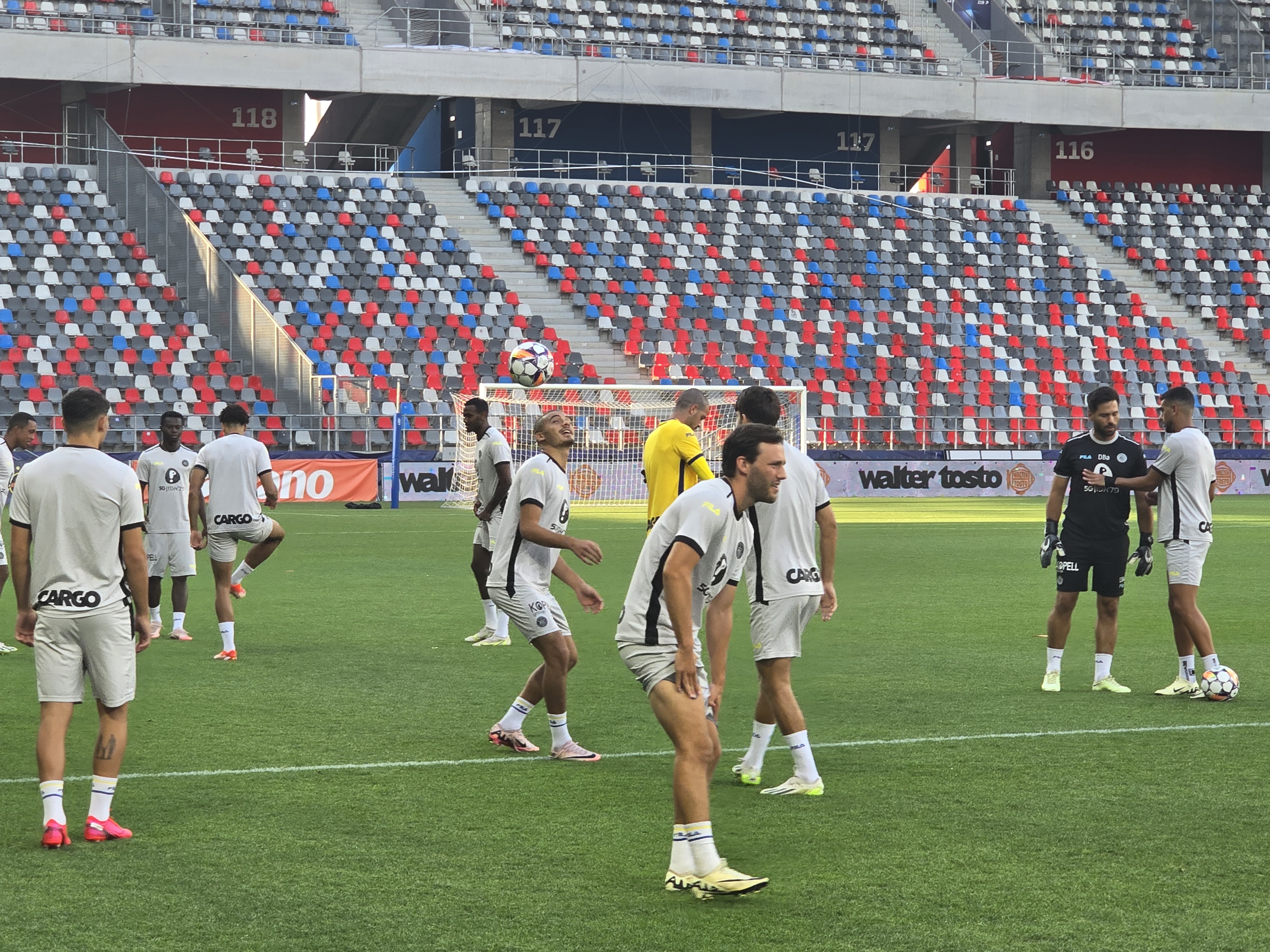 Antrenament Maccabi Tel-Aviv înainte de meciul cu FCSB