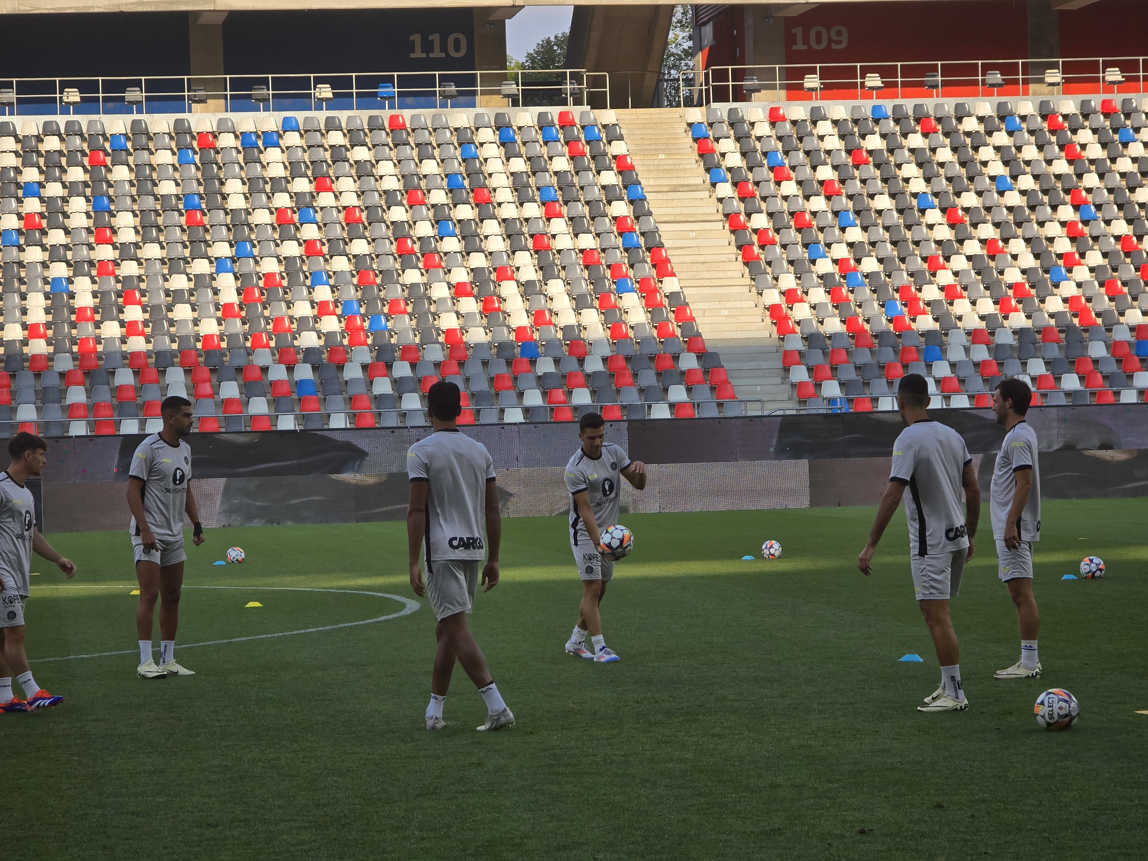 Antrenament Maccabi Tel-Aviv înainte de meciul cu FCSB
