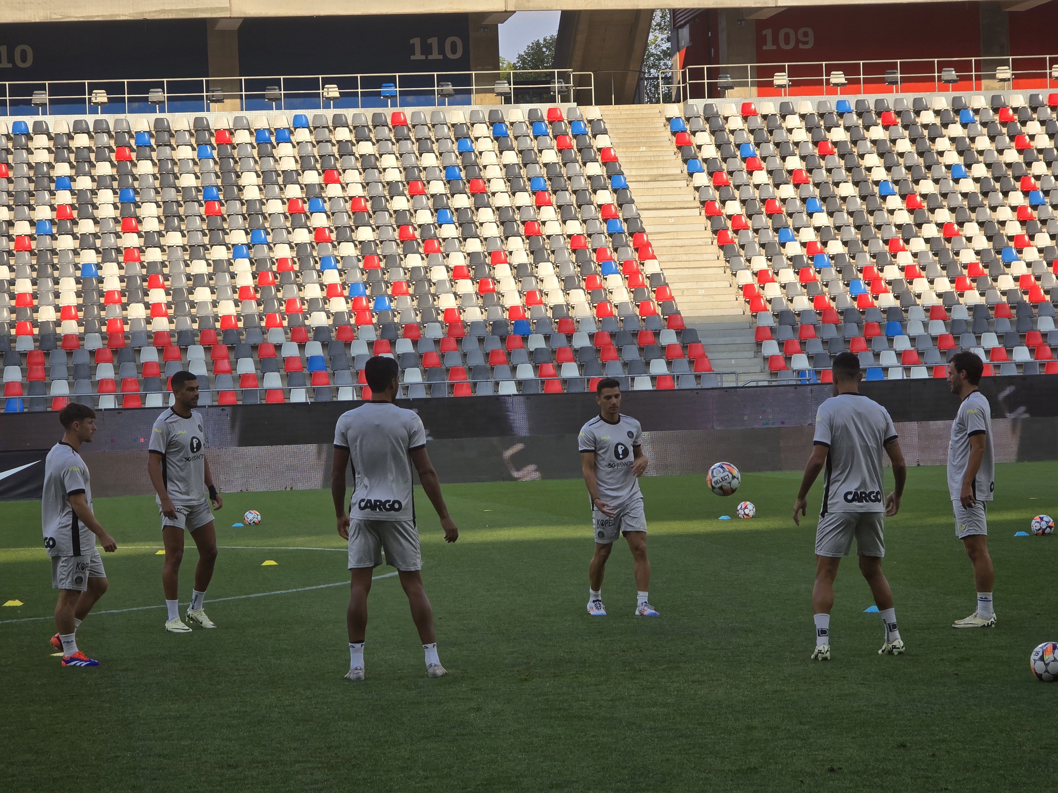 Antrenament Maccabi Tel-Aviv înainte de meciul cu FCSB