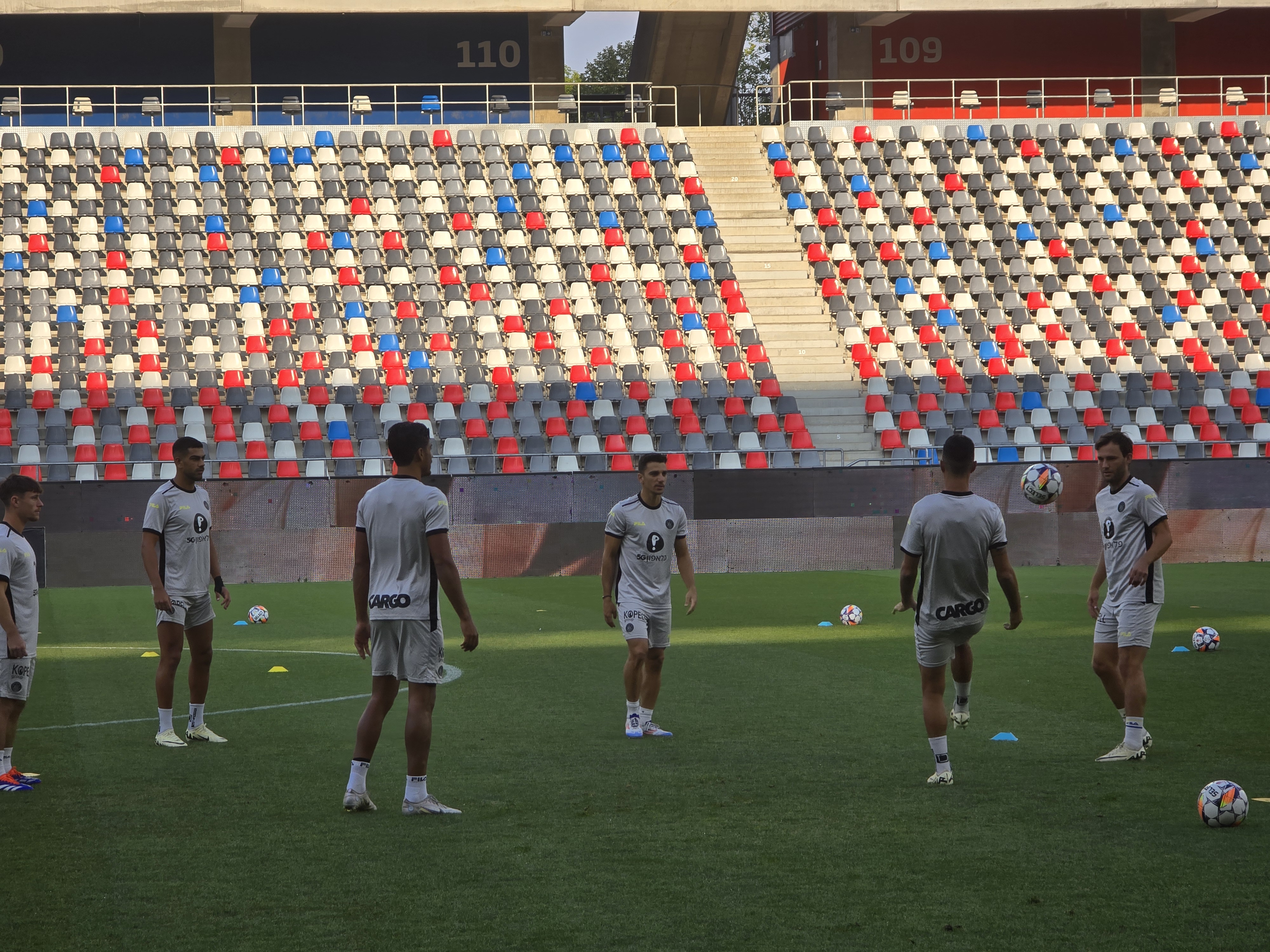 Antrenament Maccabi Tel-Aviv înainte de meciul cu FCSB