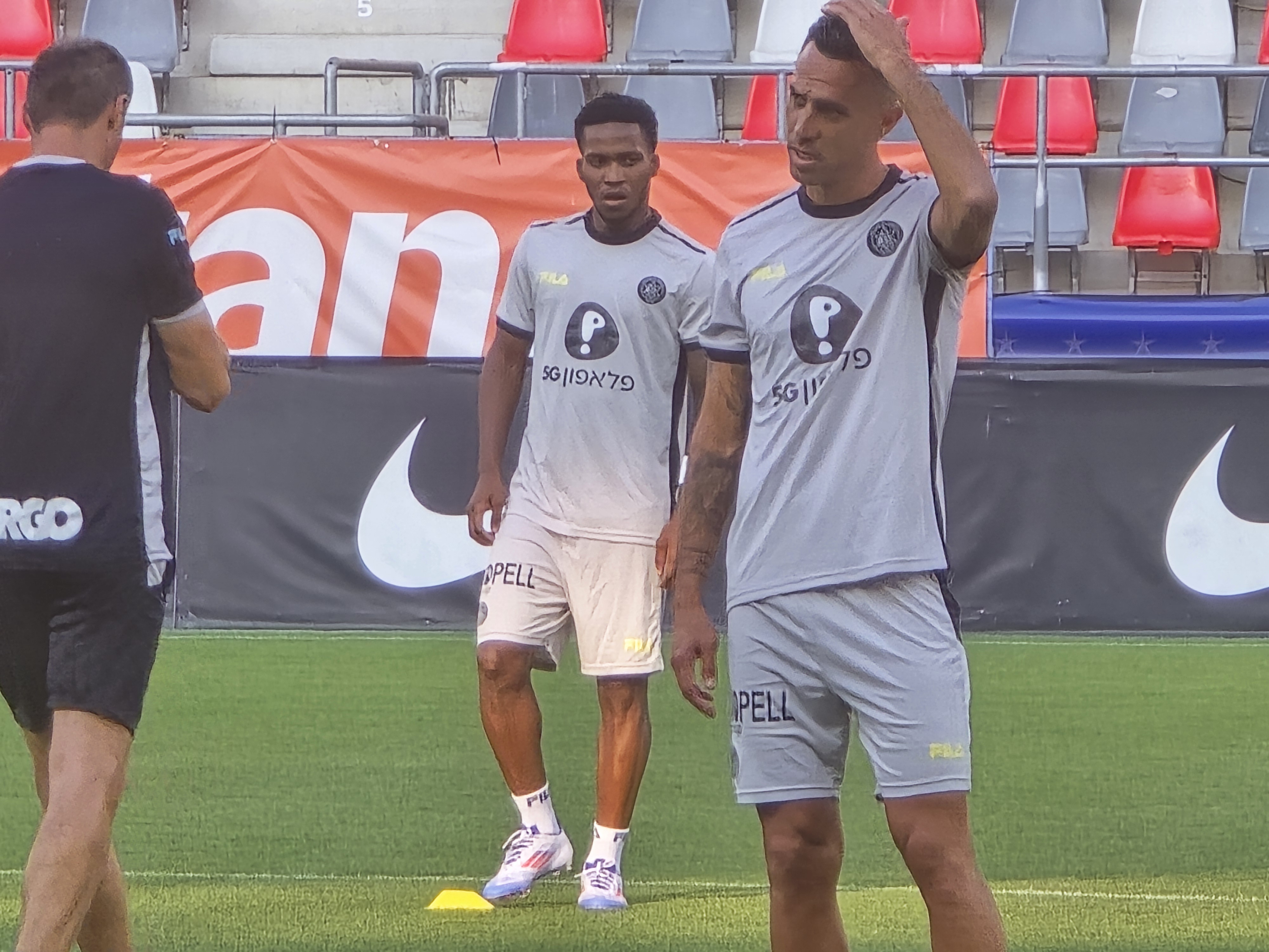 Antrenament Maccabi Tel-Aviv înainte de meciul cu FCSB